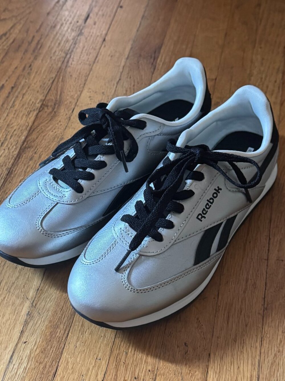 Reebok Silver/Black Shoes